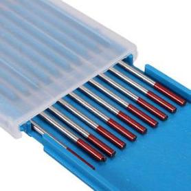 ELECTRODO TUNGSTENO 2%TH ROJO 1MM. (CAJA 10)