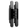 BISAGRA OCULTA K2460 PARA PUERTAS DE MADERA - ACABADOS NEGRO, ORO Y CROMO SATINADO ACABADO NEGRO