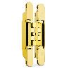 BISAGRA OCULTA K2460 PARA PUERTAS DE MADERA - ACABADOS NEGRO, ORO Y CROMO SATINADO ACABADO ORO (CAJA 2)
