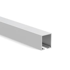 GUIA ALUMINIO NATURAL SENSUS 80 2M 3862 LARGO 3M ACABADO BLANCO MATE (CAJA 50)
