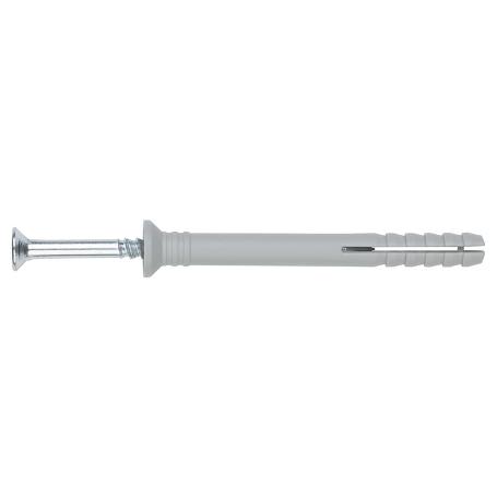 TACO NYLON CLAVO CABEZA AVELLANADA 6-50MM (CAJA 100)