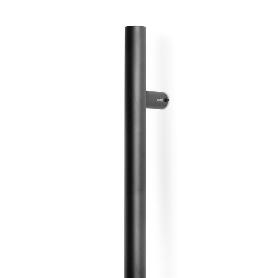 MANILLÓN INOX MODELO LAND NEGRO / EFECTO INOX - TUBULAR RECTO PARA PUERTAS DE PASO Y ENTRADA ACABADO NEGRO DIST. AG