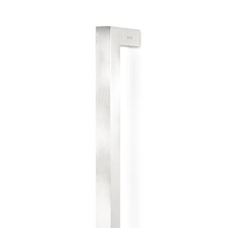 MANILLÓN INOX MODELO VALDO ACABADO NEGRO / EFECTO INOX - TUBULAR RECTO DE 900 Y 1200 MM PARA PUERTAS DE ENTRADA O P