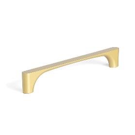 TIRADOR VALLE DE ZAMAK 128 MM - ACABADO GRIS, NEGRO, BLANCO U ORO PARA MUEBLES CONTEMPORÁNEOS ACABADO ORO