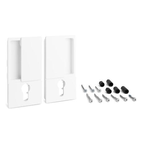 MANILLA WAVE PARA PUERTA BATIENTE CON CERRADURA CILÍNDRICA - SISTEMA ENRASADO PARA INTERIORISMO DE DISEÑO ACABADO B