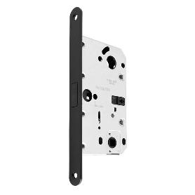 PICAPORTE MAGNÉTICO WAVE ENTRADA 50 PUERTA BATIENTE DE BAÑO ACABADO NEGRO MATE