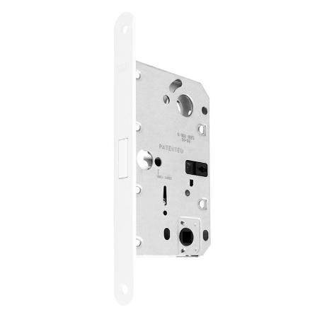 PICAPORTE MAGNÉTICO WAVE ENTRADA 50 PUERTA BATIENTE DE BAÑO ACABADO BLANCO MATE