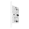 PICAPORTE MAGNÉTICO WAVE ENTRADA 50 PUERTA BATIENTE DE BAÑO ACABADO CROMO CEPILLAD