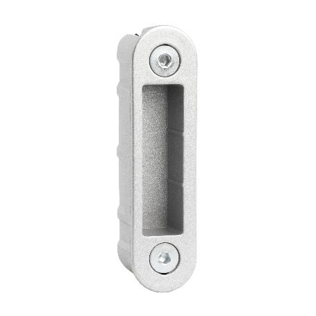 CERRADERO ALUTOP XT PUERTA ALUMINIO ACABADO CROMO CEPILLAD