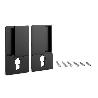 MANILLA WAVE PARA PUERTA CORREDERA CON CERRADURA CILÍNDRICA - ENRASADA EN CROMO SATINADO, NEGRO MATE O BLANCO MATE 