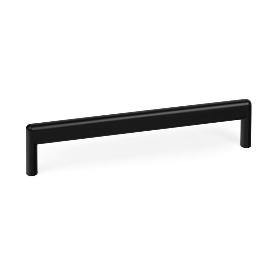 TIRADOR ZAMAK MODELO BEAM C160/320 LATON CAVA/NEGRO MATE ACABADO NEGRO MATE DIST. AGUJERO DIST. 160MM.