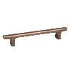 TIRADOR ALUMINIO MODELO HIKONI C160 L220 ACABADO NEGRO CEPILLADO, LATON CAVA, BRONCE ACABADO BRONCE