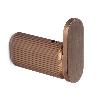 PERCHA BROOKLYN 40X35MM / 70X70MM NEGRO CEPILLADO / BRONCE CEPILLADO ACABADO BRONCE CEPILLA DIST. AGUJERO 70X70