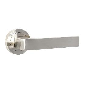 ROSETA ALUMINIO MODELO TENDAL Ø50 NIQUEL CEPILLADO
