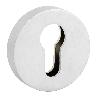 BOCALLAVE SEGURIDAD Ø51X10MM NEGRO, CROMO CEPILLADO, LATÓN MATE ACABADO CROMO CEPILLAD