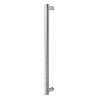 MANILLON MOON C384 L424 INOX LOOK, NEGRO CEPILLADO LATON CAVA ACABADO EFECTO INOX