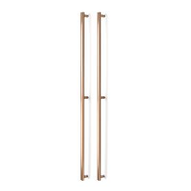 MANILLON MOON DOBLE C1056/528 L1096 INOX, LATON, NEGRO CEPILLADO ACABADO LATÓN CAVA