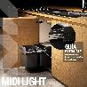 CUBO DE BASURA EXTRAIBLE 2X16 LITROS. MODELO MIDI LIGHT. ANTRACITA. CON TIRADOR. H350.