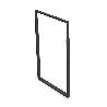 PATA AJUSTABLE MODELO ISLA A580-800 H80-H960 ACABADO NEGRO ANCHO 580