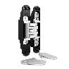 BISAGRA INVISIBLE KUBICA K5080 CROMO SATINADO  ZAMAK. PATENTADA. 80KGS/2B.