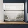 ESCURREPLATOS/VASOS ECO EIRE M700 INOXIDABLE INOXIDABLE 201