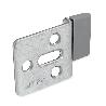 KIT HERRAJES MOD.UNICA P/2-PTAS.MADERA DESLIZAMIENTO EXTERIOR.CARGA MAXIMA 40KG. (CAJA 100)