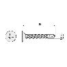 TORNILLO BROCA ROSCA CHAPA CABEZA PLANA DIN 7504-P ZINCADO LARG.R/CHAPA 19MM Ø ROSCA CHAPA 3.5MM (CAJA 500)