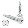 TORNILLO BROCA ROSCA CHAPA CABEZA PLANA DIN 7504-P ZINCADO LARG.R/CHAPA 25MM Ø ROSCA CHAPA 4.2MM (CAJA 200)