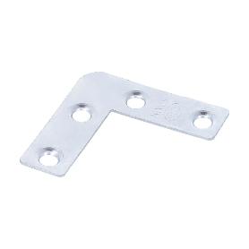 ESCUADRAS PLANAS 40 ZINCADAS CAJA 100