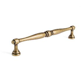 TIRADOR ZAMAK RIMO ACABADO PLATA VIEJA DIST. AGUJERO DIST. 160MM.