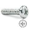 TORNILLO ROSCA METAL CABEZA ALOMADA DIN LARGO 50NM METRICA M-5