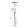 PUNTA ATORNILLAR MANGO 1/4 TORX 25MM PUNTA ATORNILL TX25