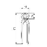 TENAZA CARPINTERO 6-150MM PVC TIPO FRANCES