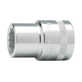 LLAVE VASO CUADRADILLO 3/4 BOCA BIHEXAGONAL SERIE CORTA METRICA M-28
