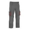 PANTALON MULTIBOLSILLO BICOLOR REFORZADO TALLA 38-64 TALLA EUROPEA TALLA 64 ROPA BICOLOR GRIS ROJO