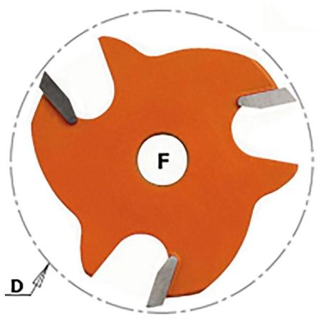 FRESA MAD.CIRCUL.RANURA 2,5MM 822.325.11