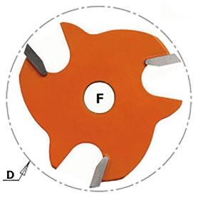 FRESA MAD.CIRCUL.RANURA 3,5MM 822.335.11