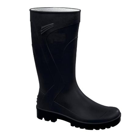 BOTA  PVC CAÑA ALTA NEGRA TALLA 39-46 T/CALZADO NUMERO 41