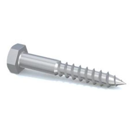 TORNILLO TIRAFONDO 571 10X80 ZINCADO CAJA 50