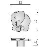 POMO PLÁSTICO ELEFANT. ELEGIR ACABADO. ACABADO AZUL OSCURO