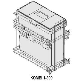 MODULO CUBO BASURA KOMBI M300 1X33LTS.