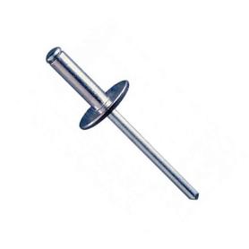 REMACHE ALUMINIO  4,8MM CABEZA  ANCHA AL LARGO 8MM Ø ROSCA CHAPA 4.8MM