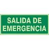 SEÑAL 1036 PLAST.420X210SAL.EMERGLUM. SALIDA DE EMERGENCIA (LETRA)