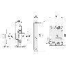 PICAPORTE UNIFICADO SILENCIOSO CANTO REDONDO 134US5RAE DORADO. 50/70