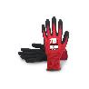 GUANTE NYLON ROJO PALMA NITRILO FOAM NEGRO WG500 TALLA 7-10 T/GUANTE TALLA S-7