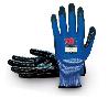 GUANTE POLIESTER AZUL PALMA NITRILO NEGR0 RUGOSO 700AZ U3 TOUCH TALLA 7-9 T/GUANTE TALLA M-8