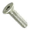 TORNILLO ROSCA METAL ALLEN DIN 7991 ACERO INOXIDABLE LARGO 45MM METRICA M-6