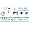 BOX TUERCA HEXAGONAL DIN 985 CINCADA METRICA M-6