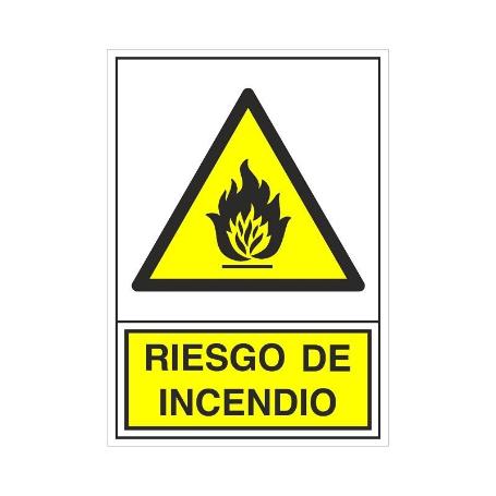 SEÑAL 319 PLAST.490X345RIESGO INCENDIO