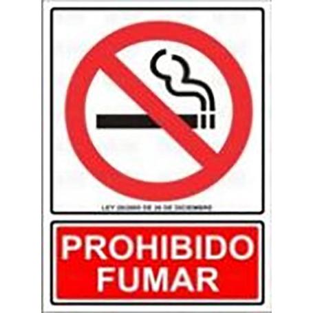 SEÑAL 2100 PLAST.297X210PROHIBID.FUMAR HOMOLAGADA A NUEVA LEY